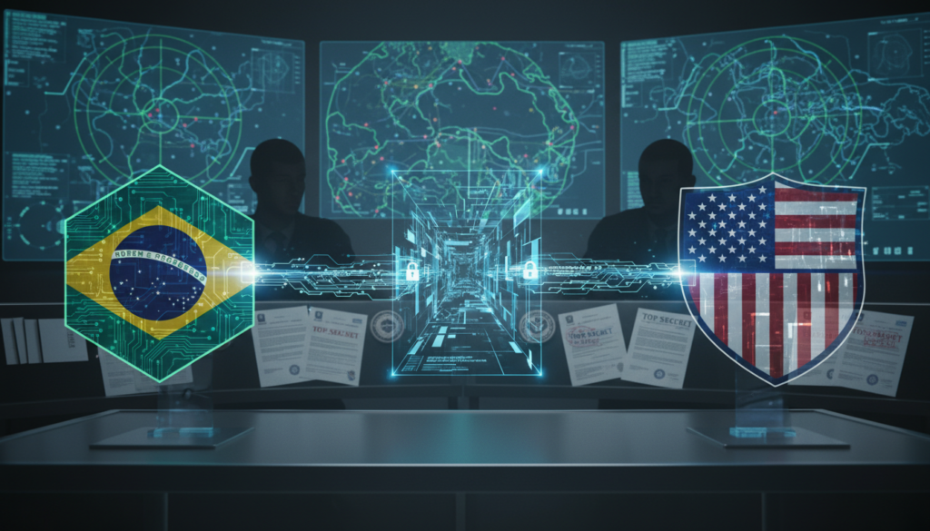 Gráfico representando a cooperação FAB e Pentágono em UAP com dados de radar