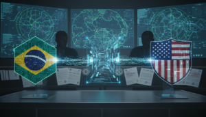 Gráfico representando a cooperação FAB e Pentágono em UAP com dados de radar