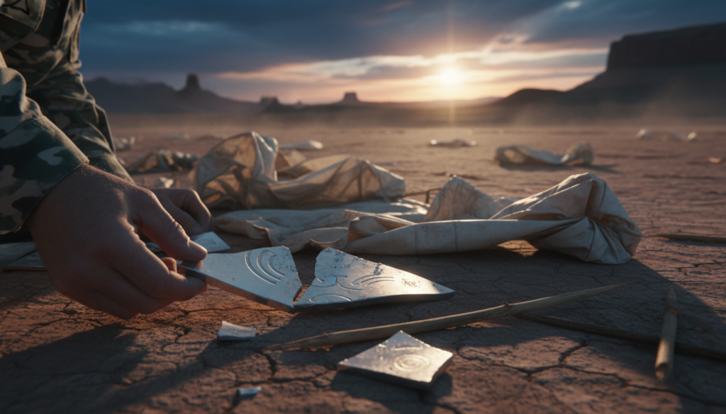 Roswell 1947, destroços, material anômalo, Projeto Mogul, balão meteorológico, UAP, Força Aérea, Novo México