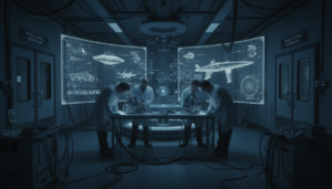 Laboratório secreto Legacy Programs UAP, engenharia reversa tecnologia não-humana, pesquisa militar classificada, instalação de defesa avançada