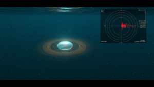 Objeto Submerso Não Identificado OSNI no oceano, sonar e hidrofones, investigação ufológica técnica, Planeta UFO