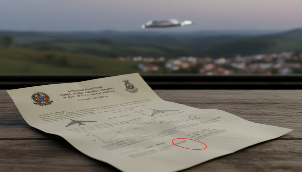 Documento oficial PM MG Incidente Alfena UAP análise técnica