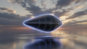 Tecnologia 3i/atlas UAP, princípios científicos, modulação inércia, transmeabilidade, foto conceitual