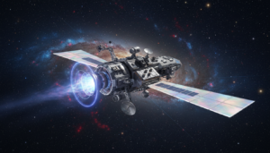 Sonda espacial interestelar, propulsão avançada, exploração do espaço profundo, tecnologia futurista, viagem interestelar