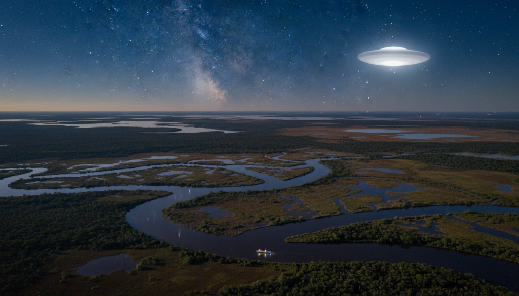 UAP Pantanal, fenômeno aéreo não identificado, paisagem do Pantanal, ufologia técnica, registros militares